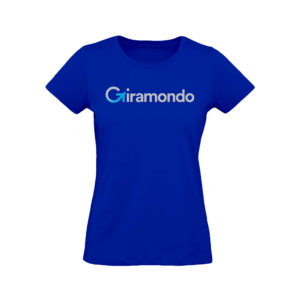 Giramondo T-shirt da donna colore blu